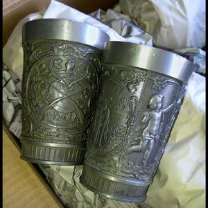 Pewter Germany cups